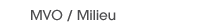 mvo/milieu